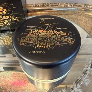 Collectible Vintage SHISEIDO Pressed Fancy Powder Box w/Puff ZEN 100g 3.4oz 100g